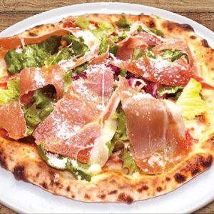 生ハムとグリーンサラダ