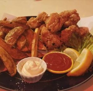 山盛りポテからセット