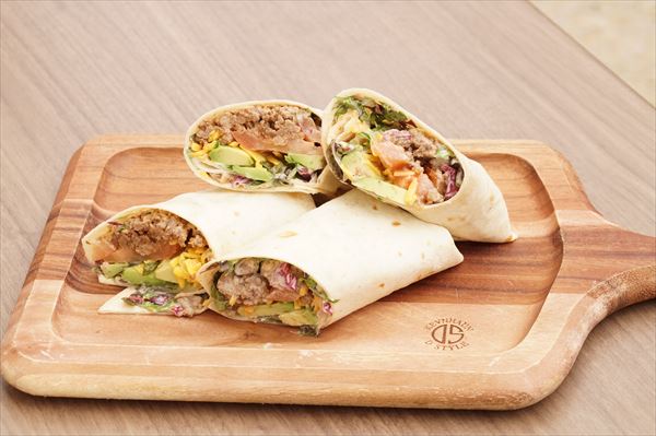 タコスラップサンド（スープ付き）