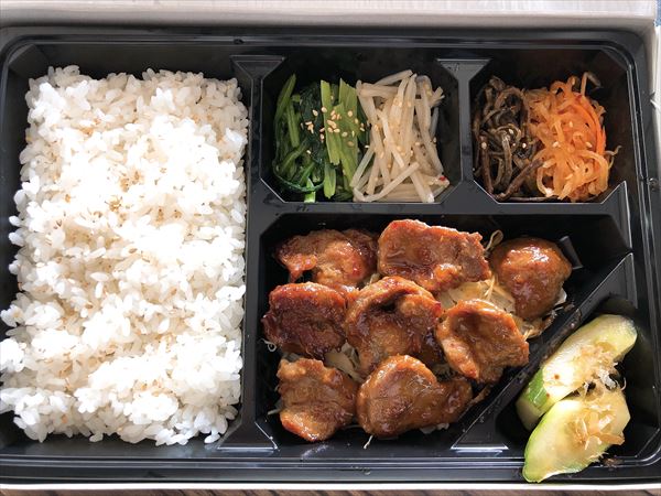 豚こめかみ弁当